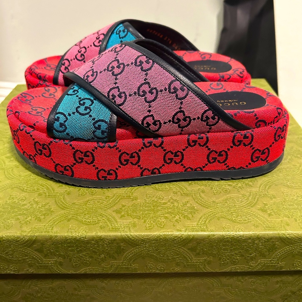 Gucci platform sandal Multicolor